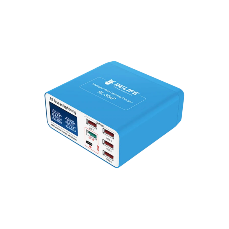 تيستر شاحن RL-304P (6 USB)