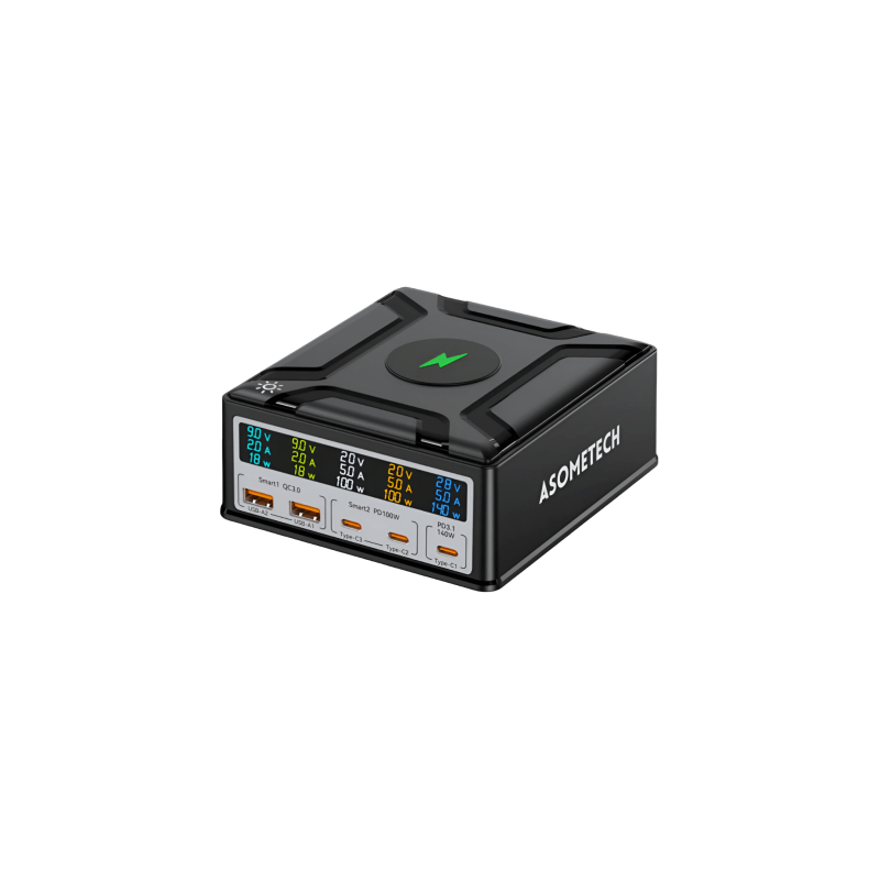 تيستر شاحن ASOMETECH 868D (FAST CHARGE) 260W