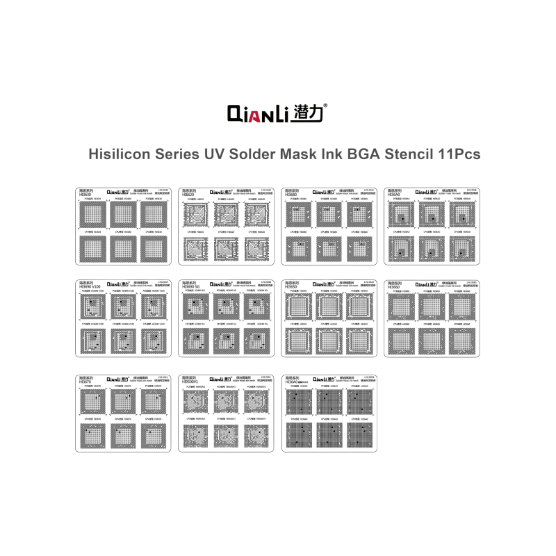 شبلنة QIANLI HiSilicon SET:11 Models