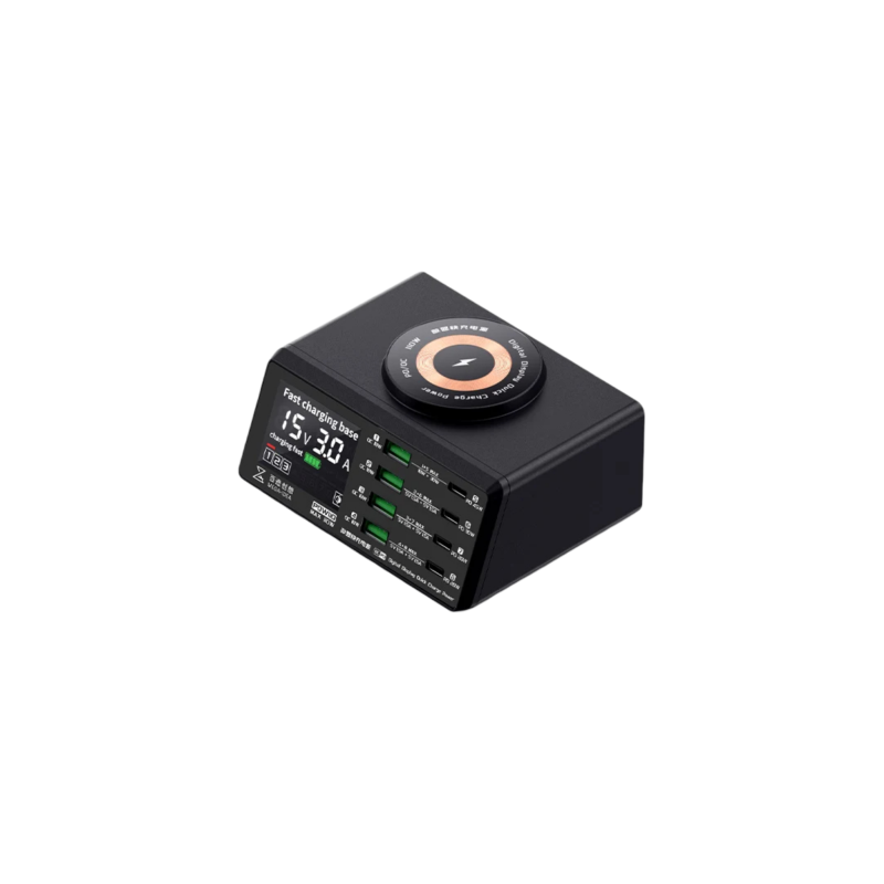 تيستر شاحن MEGA-IDEA PQW110 FAST CHARGE (4 USB + 4 TYPE C)